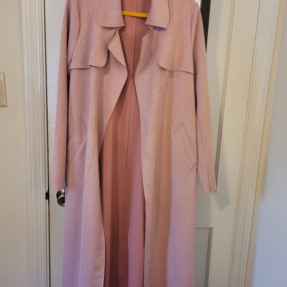 Pink Trench Coat